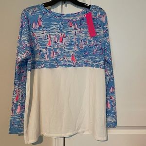Lilly Pulitzer Finn Top M NWT